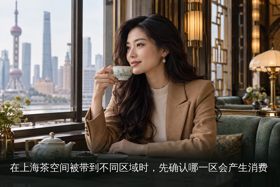 年轻女性品茶主题图|上海·海派茶歇